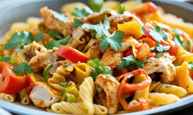 chicken-fajita-pasta