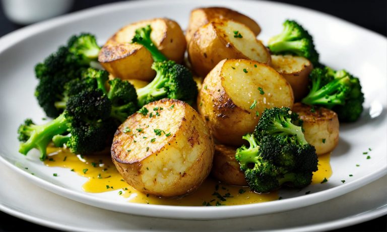 roast-potatoes-and-broccoli